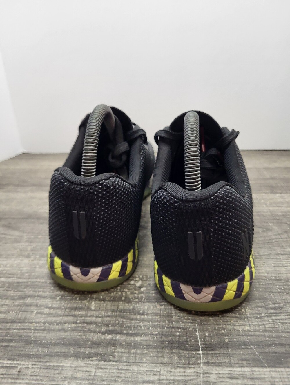 Nobull Trainer Shoes Black Yellow Impact Gym Workout Training Women’s Size 8 - Picture 5 of 10